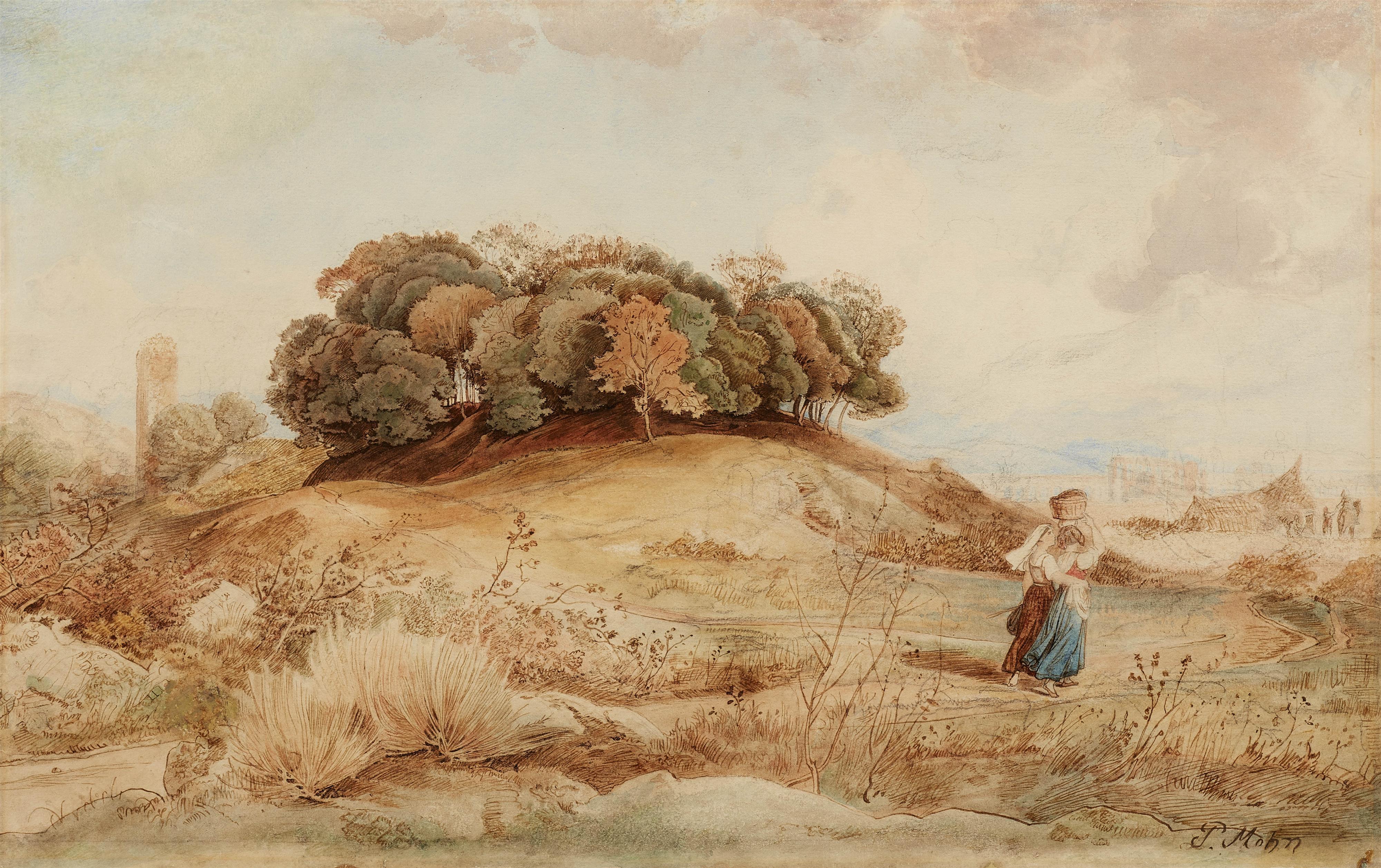 Viktor Paul Mohn - Der Hain der Egeria bei Rom