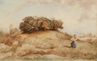 Viktor Paul Mohn - Der Hain der Egeria bei Rom