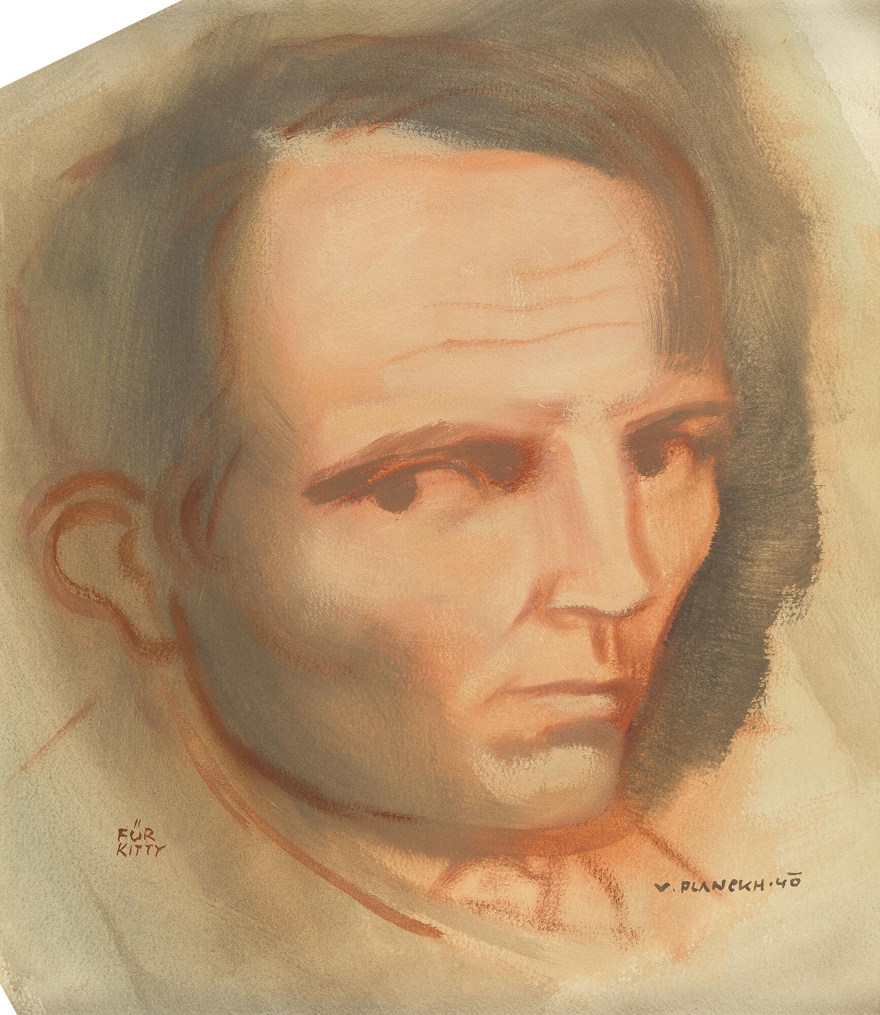 Viktor Planckh - „Selbstbildnis“.