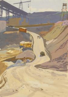 Viktor Popkov - Up Building