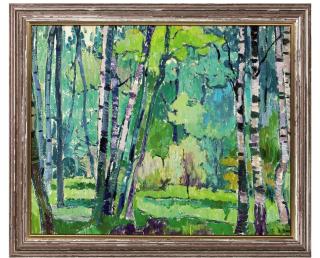 Viktor Templin - A forest bathed in spring light
