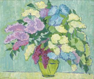Viktor Templin - Lilacs in a vase