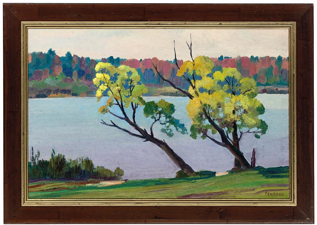 Viktor Templin - Shadows on the riverbank