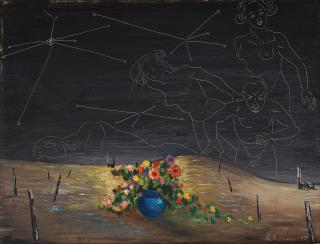 Vilhelm Bjerke-Petersen - Surreal composition