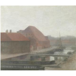 Vilhelm Hammershøi - Danish Fra Frederiksholms Kanal (View Of Frederiksholm Canal)