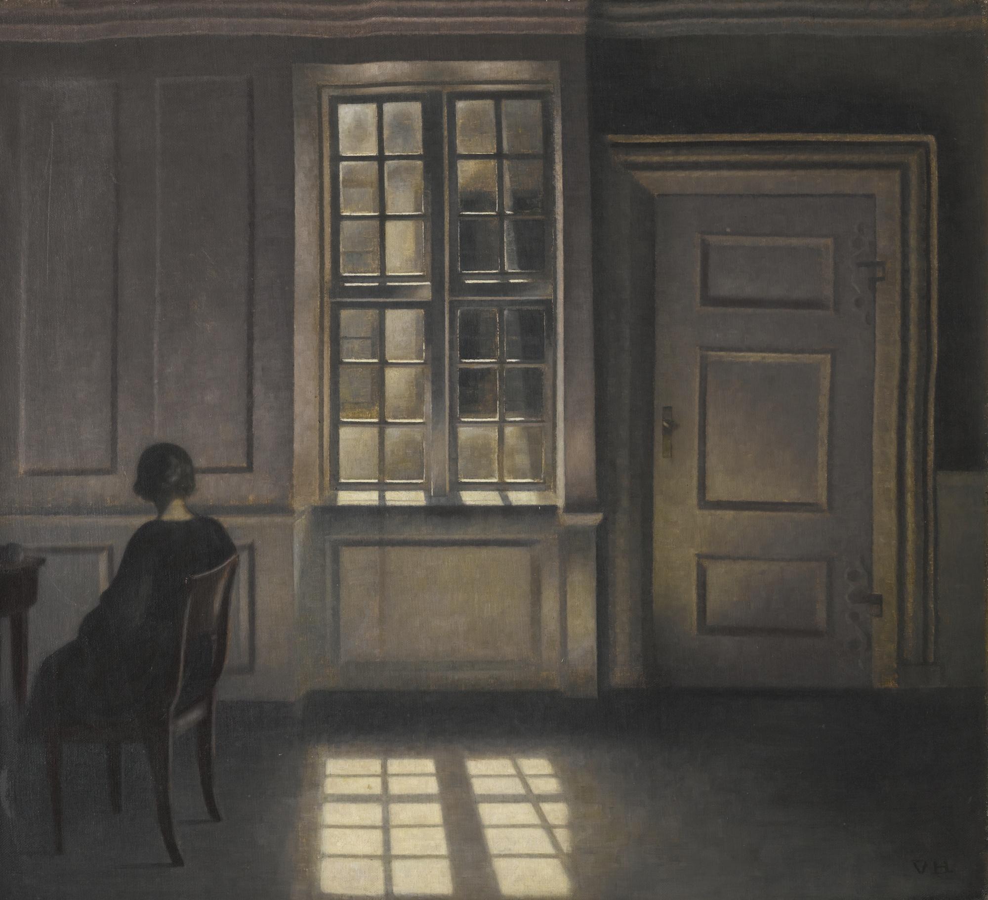 Vilhelm Hammershøi - Danish interior, Strandgade 30