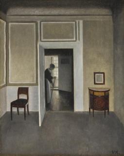 Vilhelm Hammershøi - Danish interior, Strandgade 30