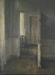 Vilhelm Hammershøi - Danish Interior With Windsor Chair