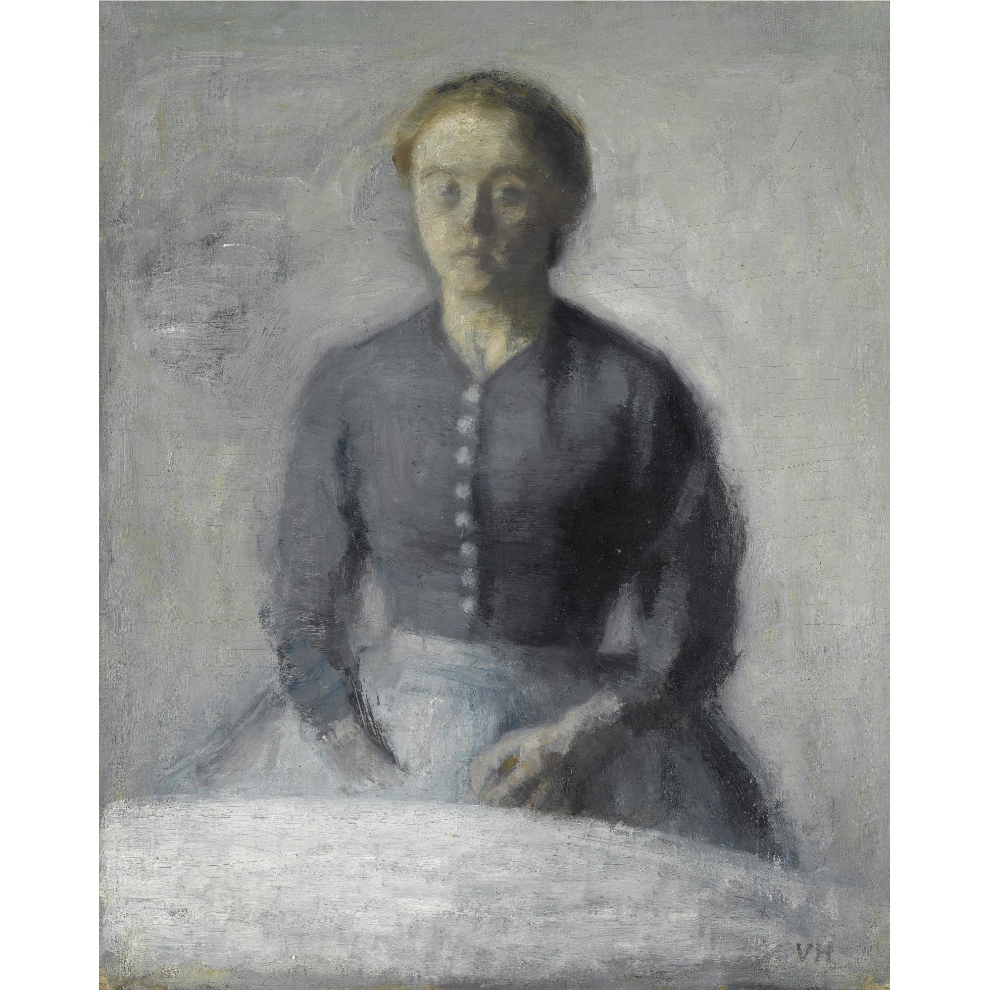 Vilhelm Hammershøi - Danish Portræt Af Ida (Portrait Of Ida)