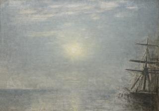 Vilhelm Hammershøi - Danish Sun Over The Sea
