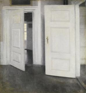 Vilhelm Hammershøi - Danish white Doors, Strandgade 30