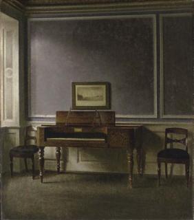 Vilhelm Hammershøi - Det Gamle Klaver. Strandgade 30 (The Old Piano. Strandgade 30)