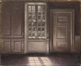 Vilhelm Hammershøi - Sunlit interior, Strandgade 30