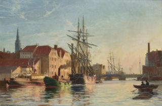 Vilhelm Karl Ferdinand Arnesen - Copenhagen harbor