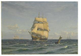 Vilhelm Karl Ferdinand Arnesen - Ships at Sea