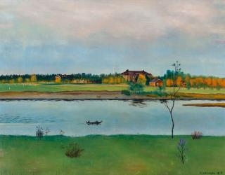 Vilho Lampi - Autumn View.