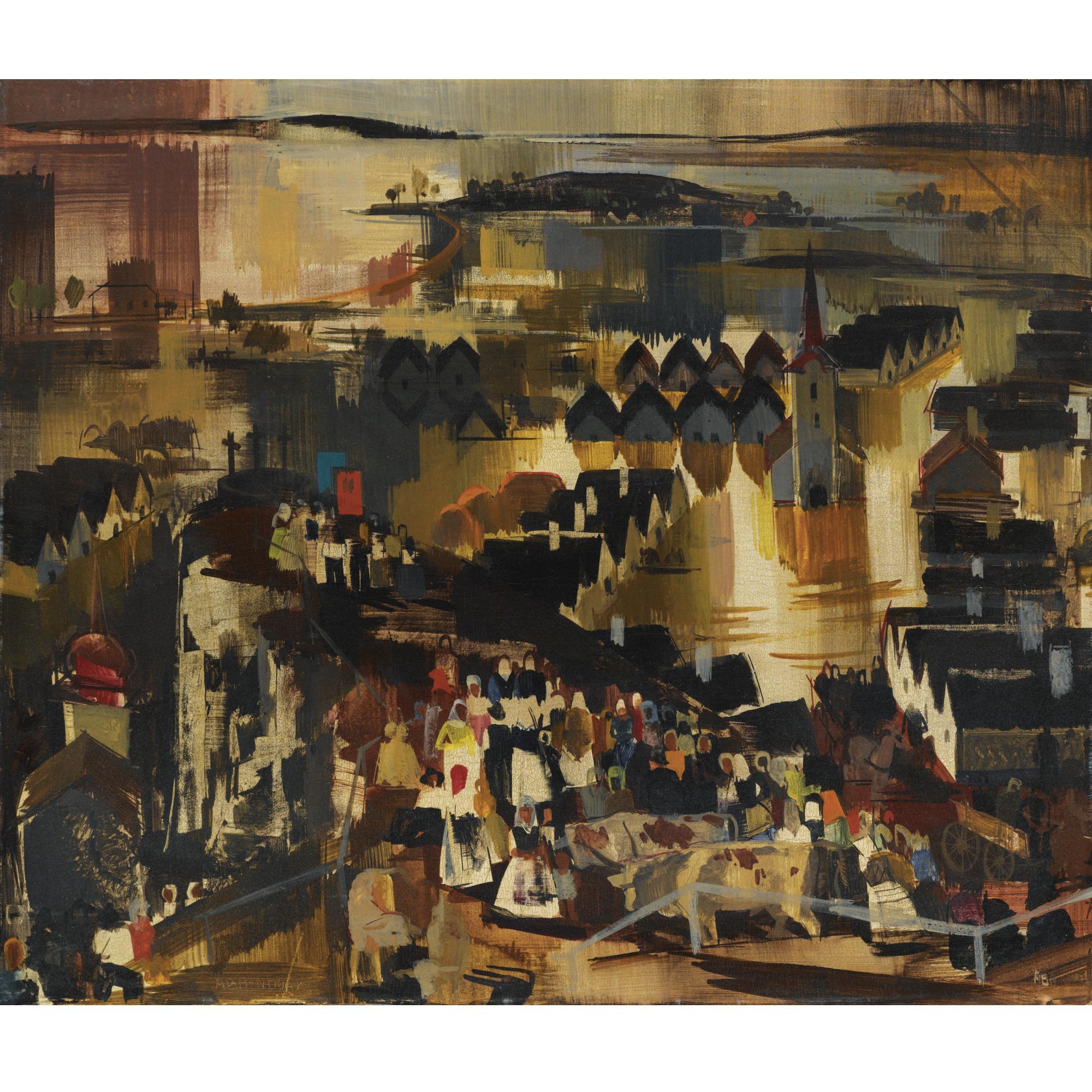 Vilmos Aba-Novák - Hungarian Flood