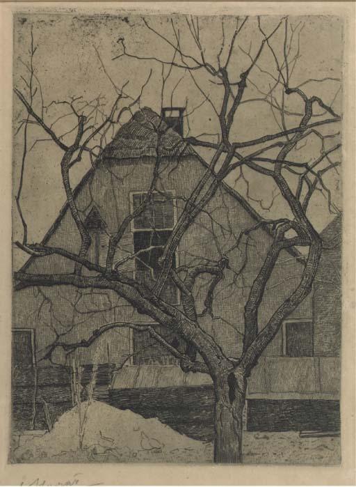 Vilmos Huszar - View on a village