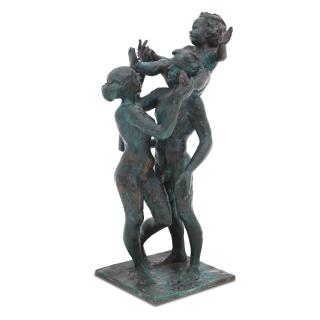 Vincent Butler RSA - A bronze sculpture of a family group