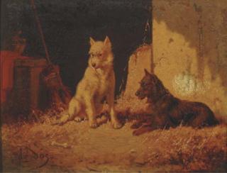 Vincent de Vos - Guarding the yard