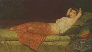 Vincent G. Stiepevich - A Reclining Odalisque