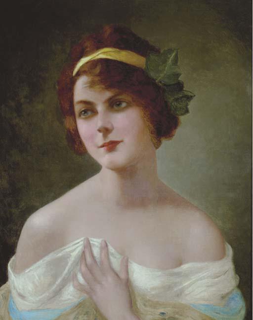 Vincent G. Stiepevich - Girl with a yellow bow