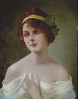 Vincent G. Stiepevich - Girl with a yellow bow