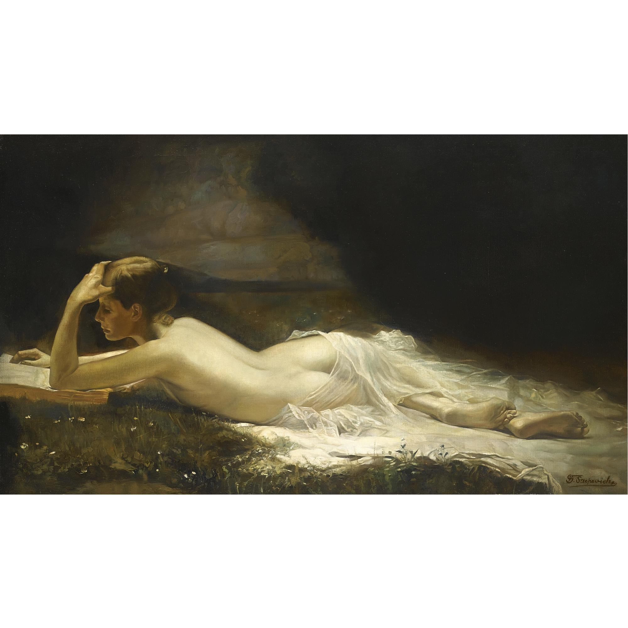 Vincent G. Stiepevich - Reclining Nude