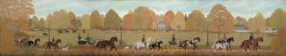 Vincent Haddelsey - A procession through Hyde Park, a triptych
