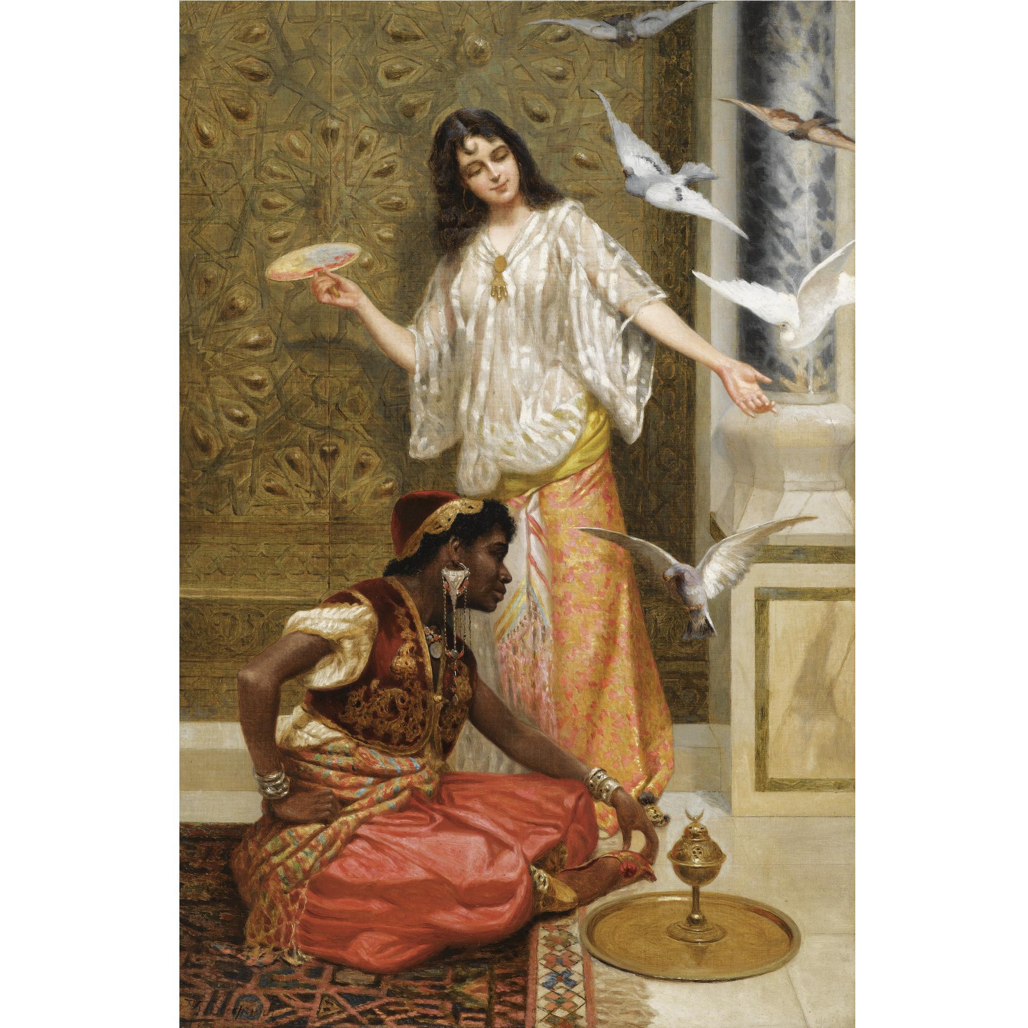 Vincent Stiepevich - Russian Odalisque With Her Maid