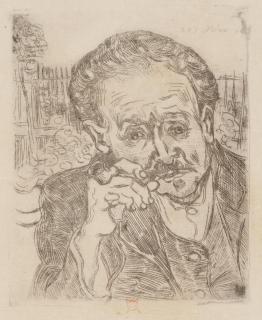 Vincent Van Gogh - Homme à la Pipe: Portrait du Docteur Gachet