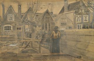 Vincent Van Gogh - Houses Seen From The Back Window Of Sien\'S Mother\'S House