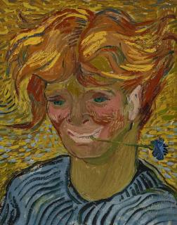 Vincent Van Gogh - Jeune homme au bleuet