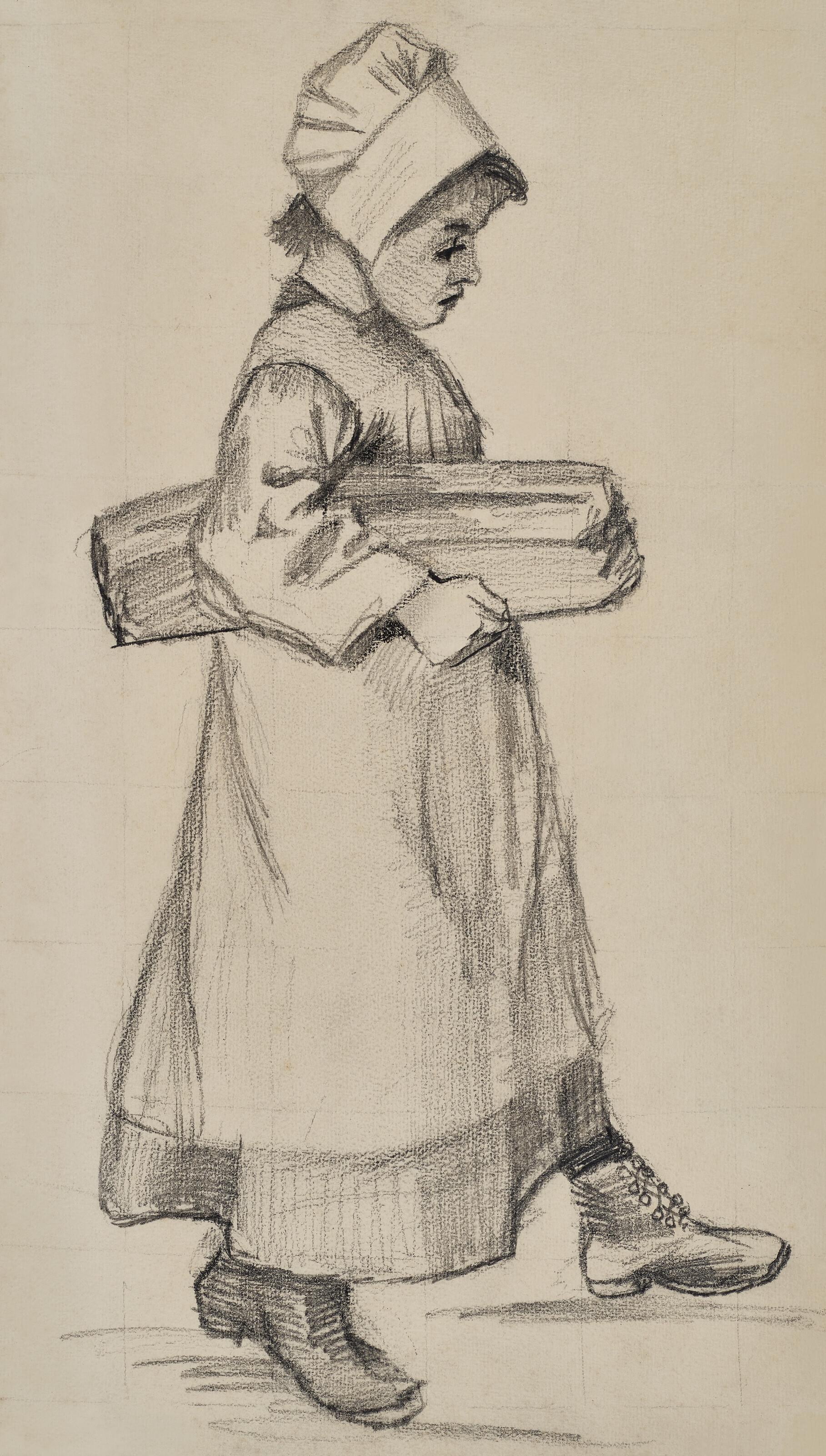 Vincent van Gogh - Jong meisje met een brood (Young Girl with a Loaf of Bread)