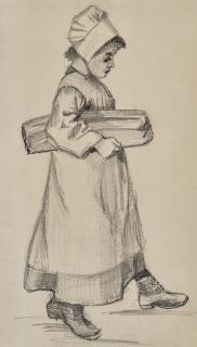 Vincent van Gogh - Jong meisje met een brood (Young Girl with a Loaf of Bread)