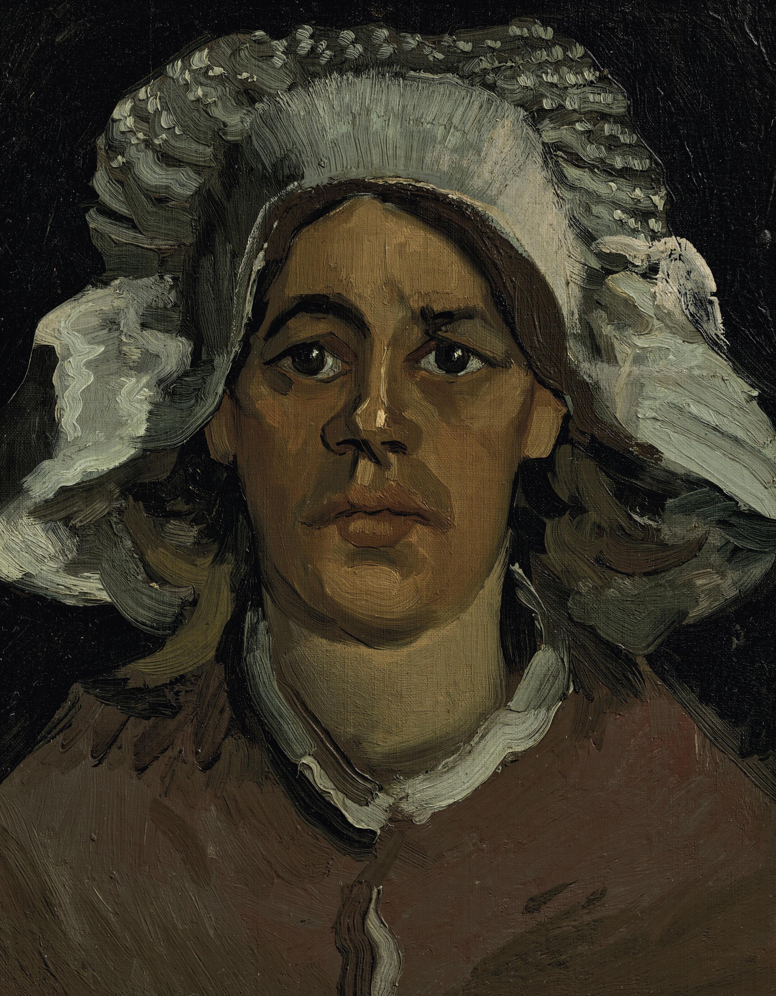 Vincent Van Gogh - Kop van een vrouw (Gordina de Groot)  (Head of a Woman [Gordina de Groot])