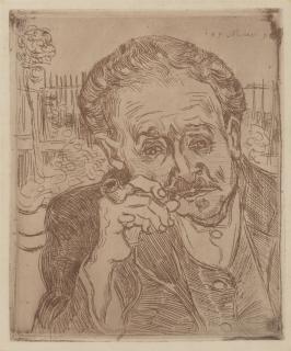 Vincent van Gogh - L\'Homme à la Pipe: Portrait du Docteur Gachet