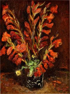 Vincent van Gogh - Nature Morte: Vase Aux Glaïeuls