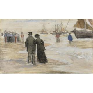 Vincent van Gogh - The Beach At Scheveningen
