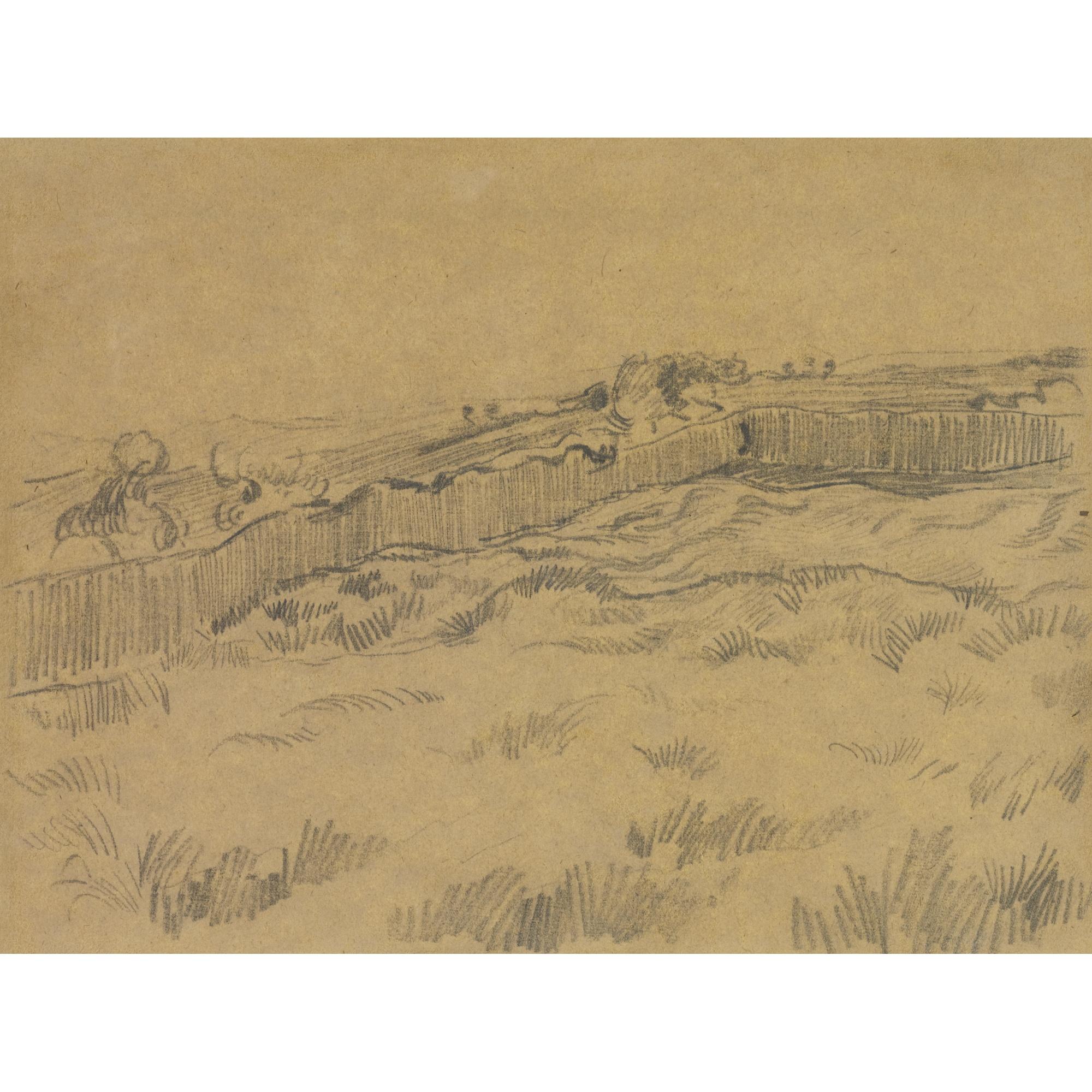 Vincent Van Gogh - The Walled Wheatfield (Corner Of The Enclosure Behind Saint Paul\'S Hospital)