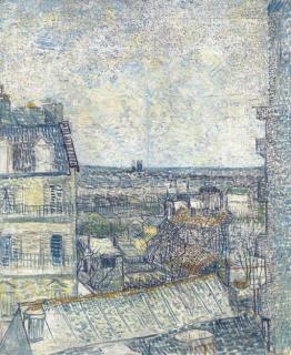 Vincent van Gogh - Vue de la Chambre de L\'Artiste, Rue Lepic