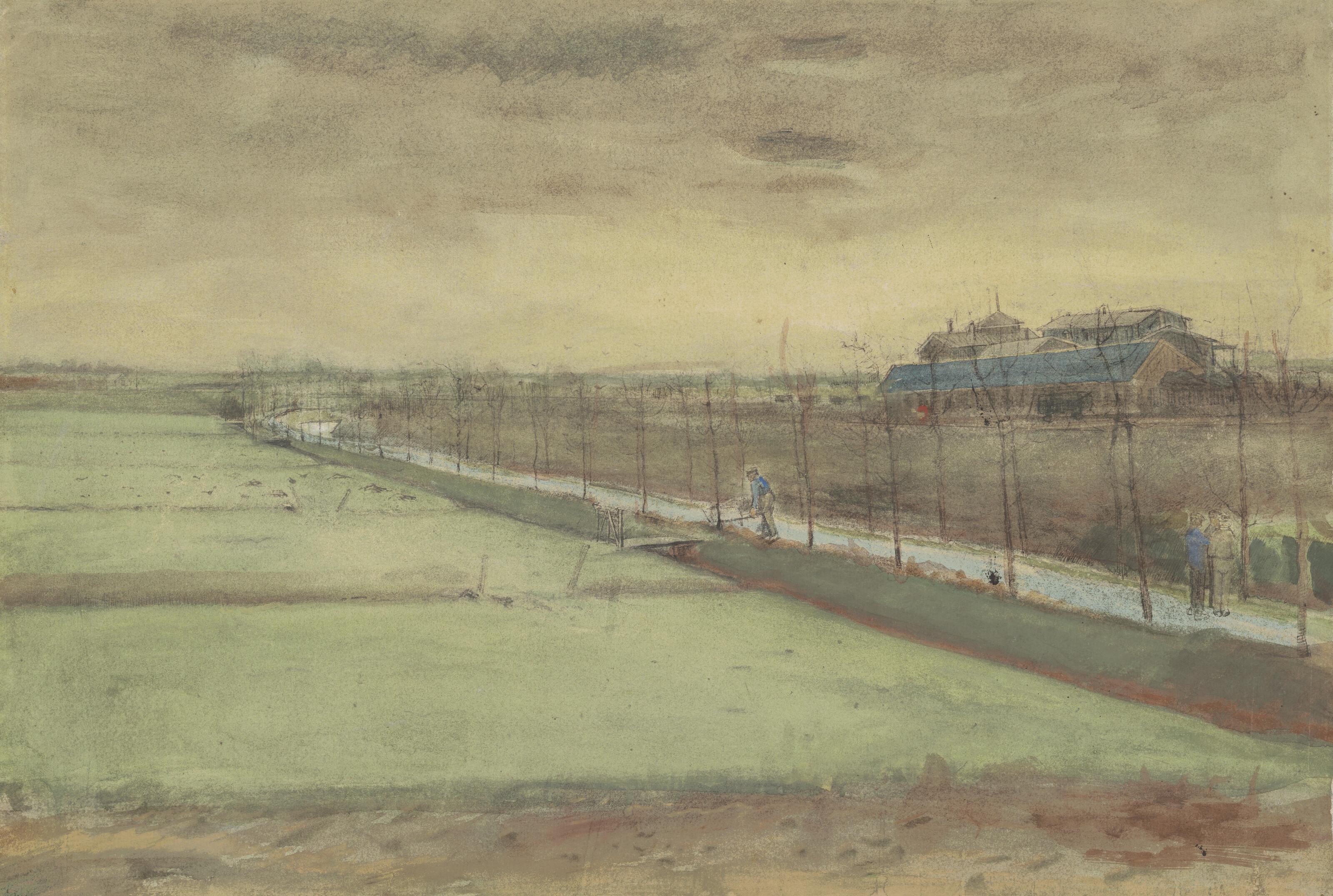 Vincent Van Gogh - Weilanden bij Rijswijk en de Schenkweg