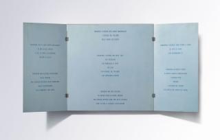 Vincenzo Agnetti - Considera - Trittico (Consider - Tryptic)