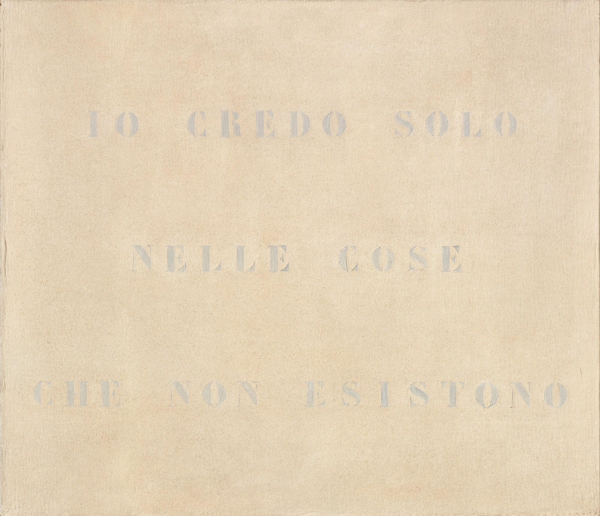 Vincenzo Agnetti - Io Credo Solo Nelle Cose Che Non Esistono