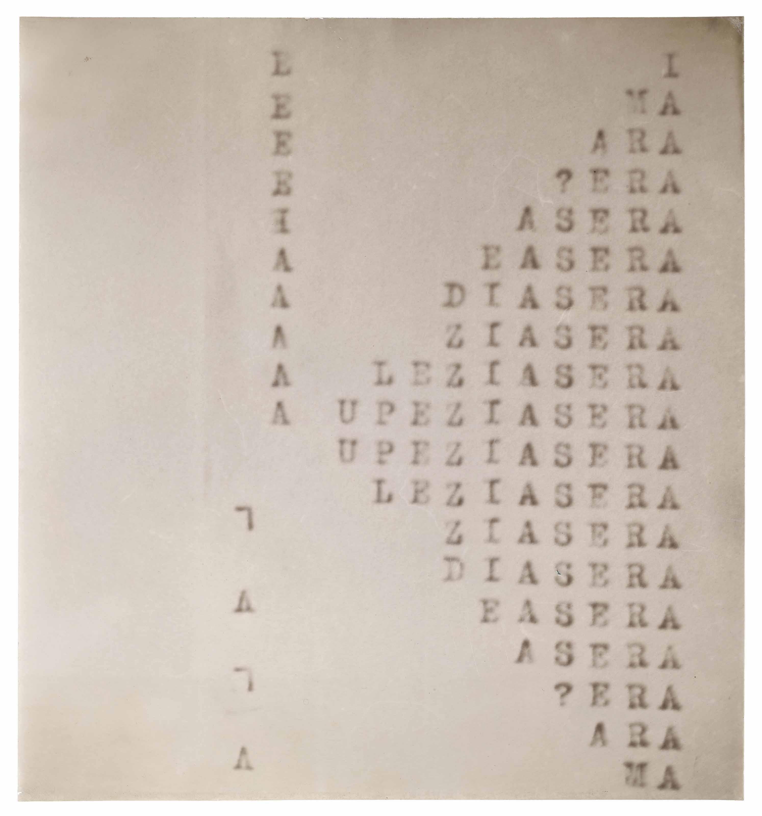 Vincenzo Agnetti - M.D., oltre il linguaggio (M.D. Beyond the Language)