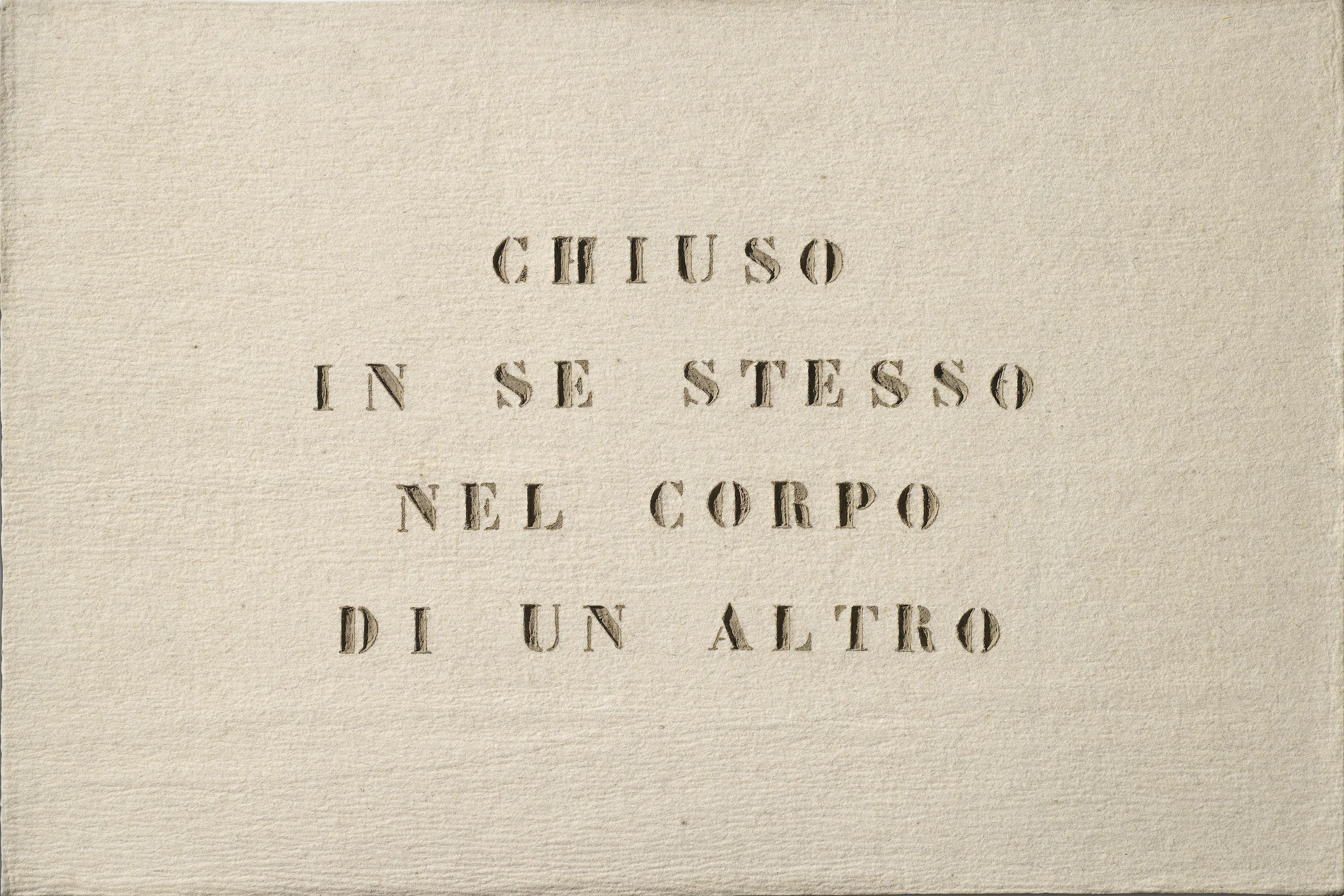 Vincenzo Agnetti - Ritratto di amante (Portrait of Lover)