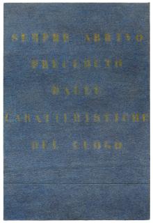 Vincenzo Agnetti - Ritratto di uomo