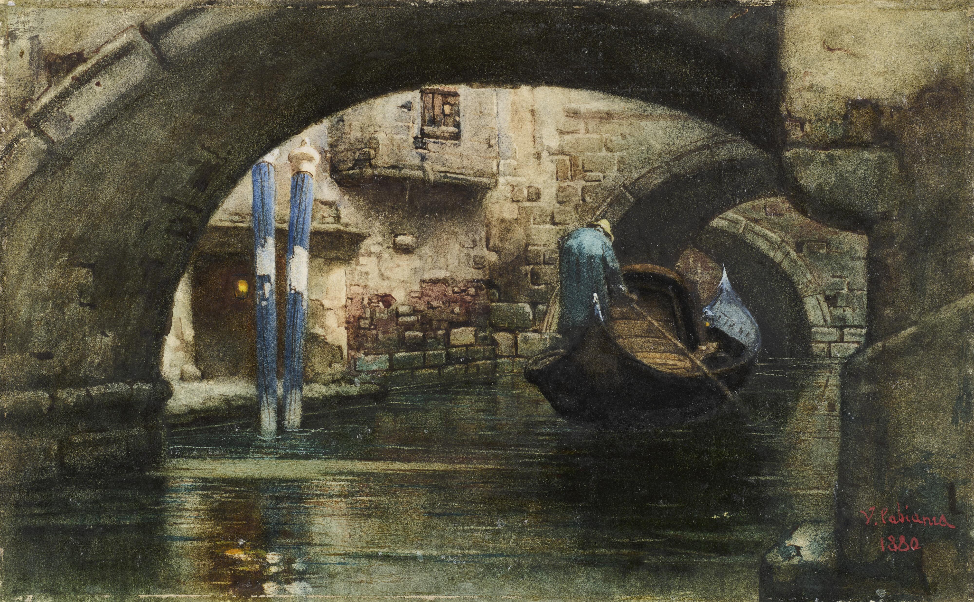 Vincenzo Cabianca - La gondola