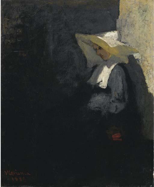 Vincenzo Cabianca - \'Solitudine claustrale\'