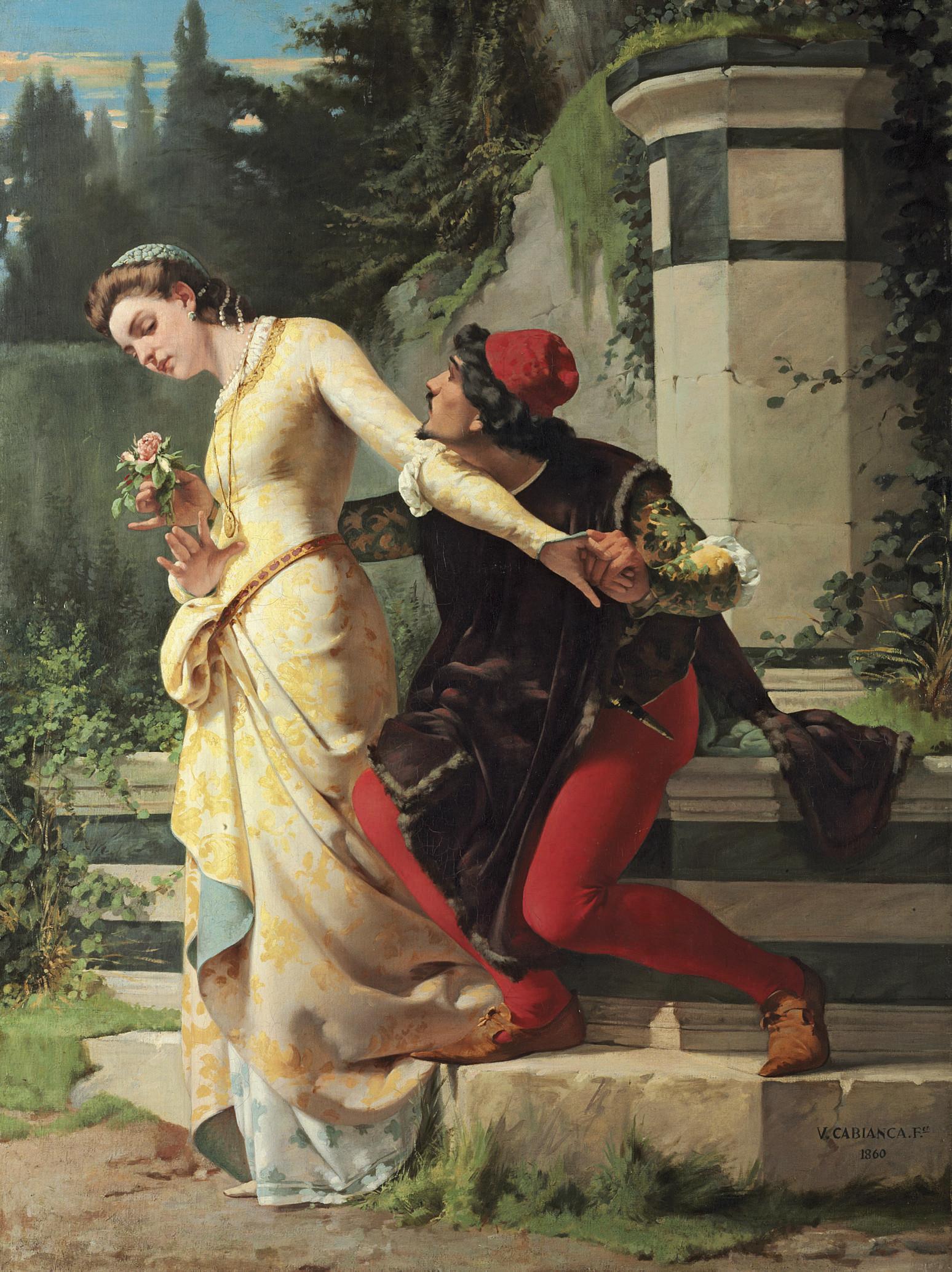 Vincenzo Cabianca - The courtship